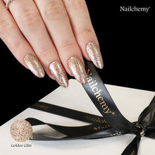 Load image into Gallery viewer, GOLDEN GLITZ- HOLIDAY GLAMOUR - PROPHECY HEMA FREE GEL POLISH