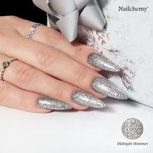 Load image into Gallery viewer, MIDNIGHT SHIMMER - HOLIDAY GLAMOUR - HOLIDAY GLAMOUR - PROPHECY HEMA FREE GEL POLISH