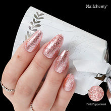 Load image into Gallery viewer, PINK PEPPERMINT - HOLIDAY GLAMOUR - PROPHECY HEMA FREE GEL POLISH