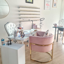 Load image into Gallery viewer, designer nails desk with extractor fan custom order