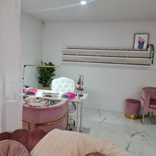 Load image into Gallery viewer, designer nails desk with extractor fan custom order