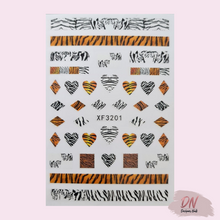 Load image into Gallery viewer, animal print stickers 9 styles xf3201