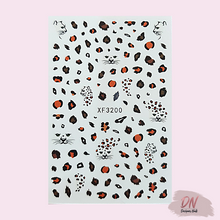 Load image into Gallery viewer, animal print stickers 9 styles xf32000