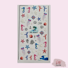 Load image into Gallery viewer, 3d stickers - 17 styles k061