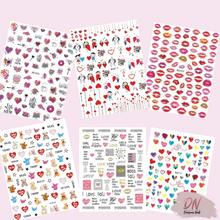 Load image into Gallery viewer, valentines stickers♡ 8 styles♡