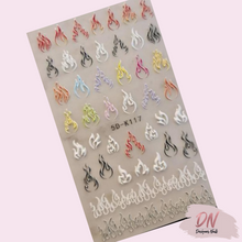 Load image into Gallery viewer, 3d stickers - 17 styles flames
