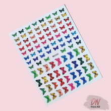 Load image into Gallery viewer, stickers butterflies, snakes etc butterflies wg365