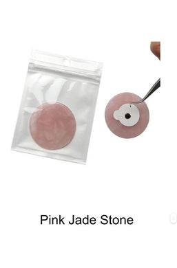 Pink jade stone