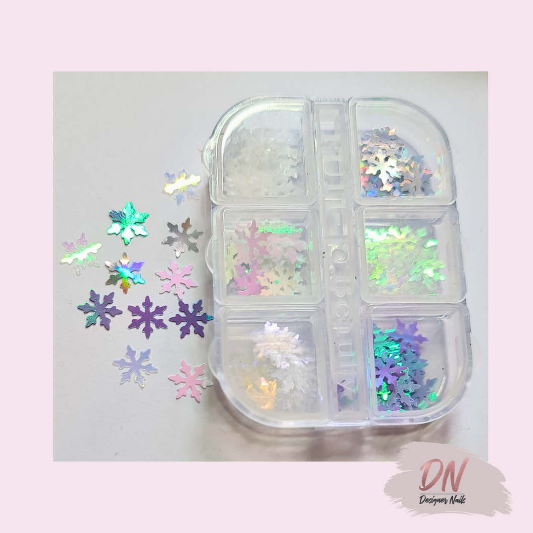 Snowflake confetti