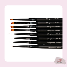 Load image into Gallery viewer, Nail art brush set - BLACK