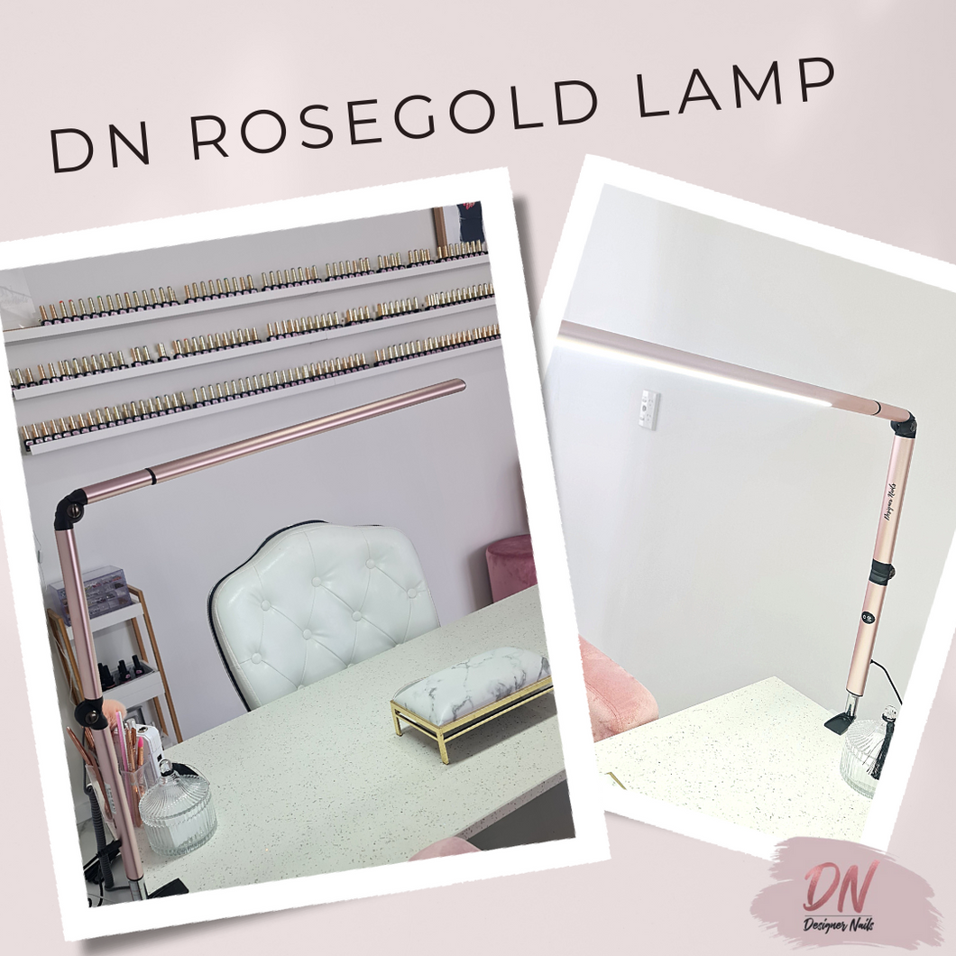 dn rosegold led table lamp