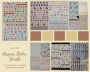designer nail stickers bulk