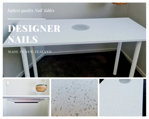 designer nails desk with extractor fan custom order