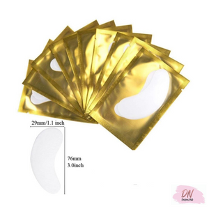 gel under eyepads x50 pair - gold package