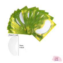 Load image into Gallery viewer, gel under eyepads x50 pair - green package