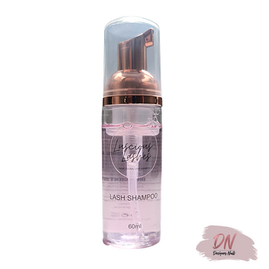 lushious lashes foam lash shampoo 60ml
