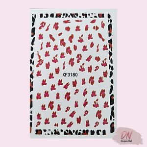 animal print stickers 9 styles xf3180