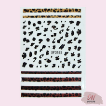 Load image into Gallery viewer, animal print stickers 9 styles xf3183