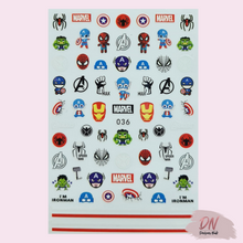 Load image into Gallery viewer, cartoon stickers ☆28 styles marvel 036