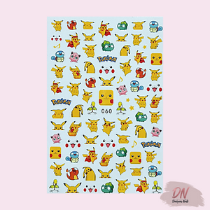 cartoon stickers ☆28 styles pokemon 060