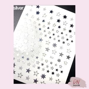 star stickers - 8 styles