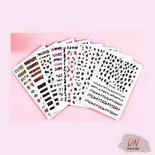 Load image into Gallery viewer, animal print stickers 9 styles