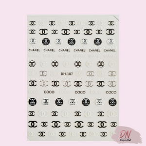 designer stickers 25+ styles cc dh-187