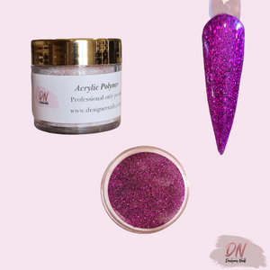 coloured acrylic powders ♡24 colours♡ 02 purple