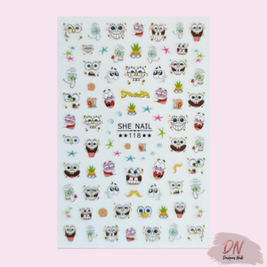 cartoon stickers ☆28 styles sponge 118