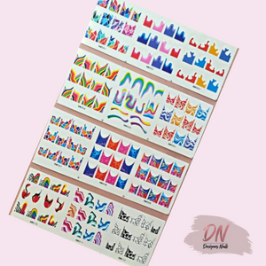 water decals - french