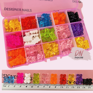3d nail art gummy bears