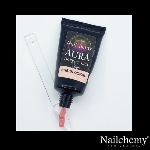 Aura - Acrylic Gel - SHEER CORAL 30gm