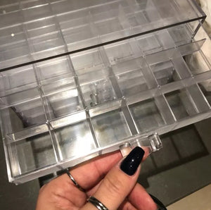 120 piece nail art storage drawers
