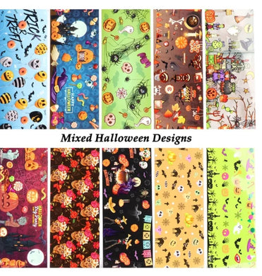 halloween pattern foil set #13