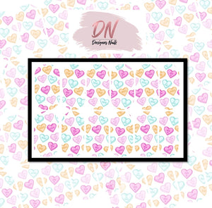 decals - food / candy candy hearts 1