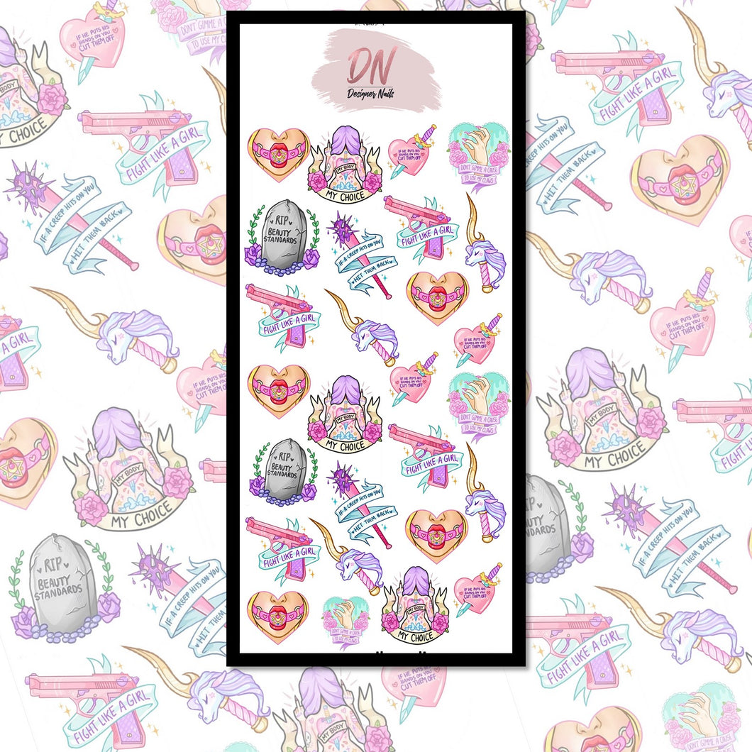 decals - witchy/boho girl power